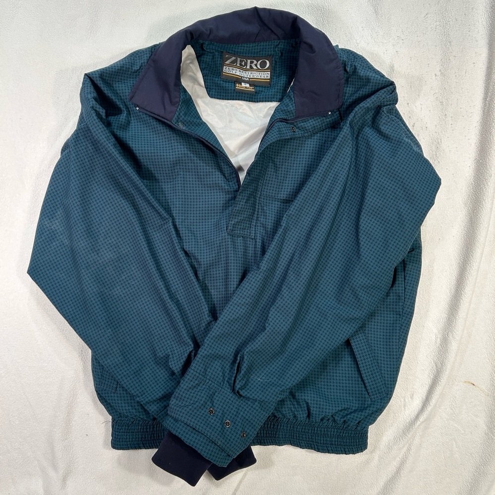 Vintage Zero Restriction Gore-Tex Jacket Golf Outerwear Made in USA Size Small